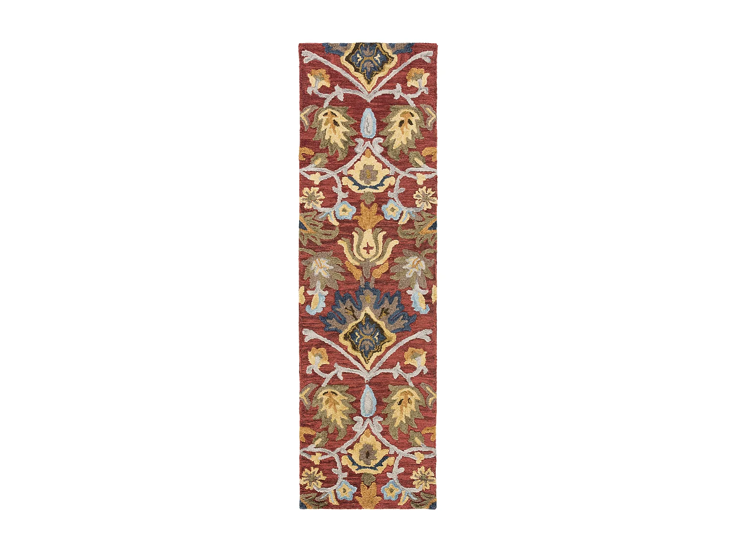 Tapis Rouge/Multicolore 69 X 183 cm - Juni