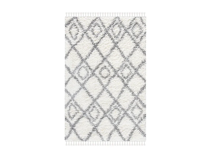 Tapis Neutre/Gris 91 X 152 cm - Angela