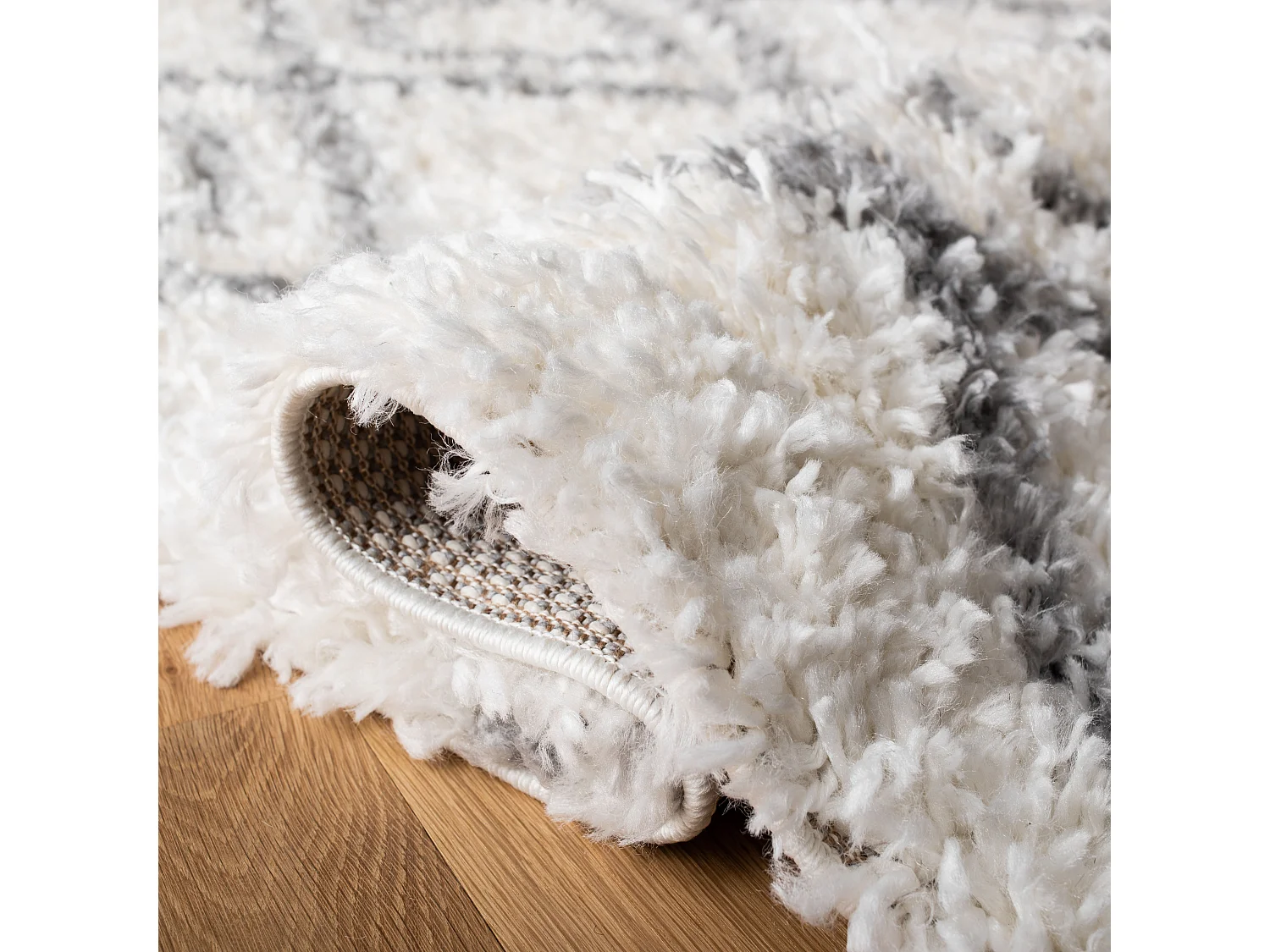 Tapis Neutre/Gris 91 X 152 cm - Angela