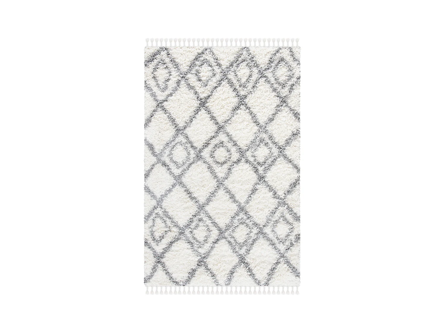Tapis Neutre/Gris 91 X 152 cm - Angela