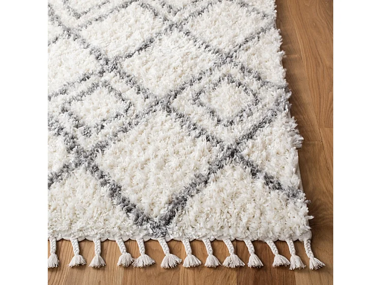 Tapis Neutre/Gris 91 X 152 cm - Angela