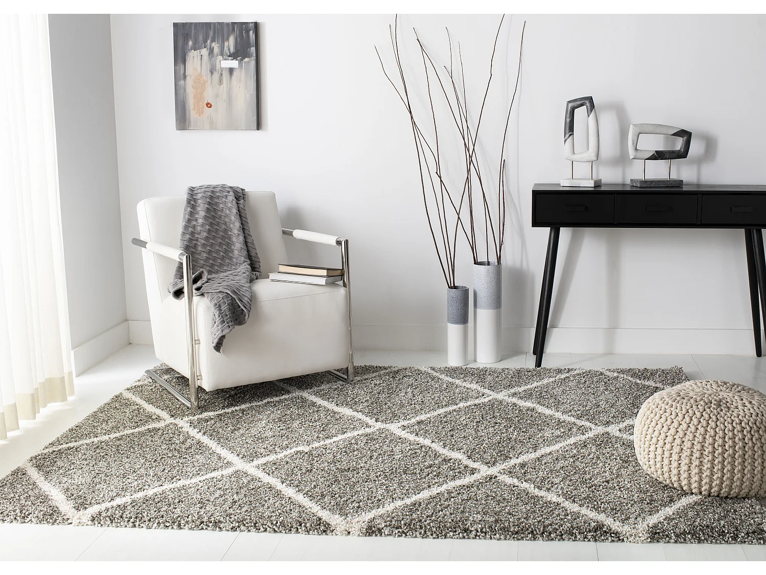 Tapis Gris/Neutre 183 X 274 cm - Myla