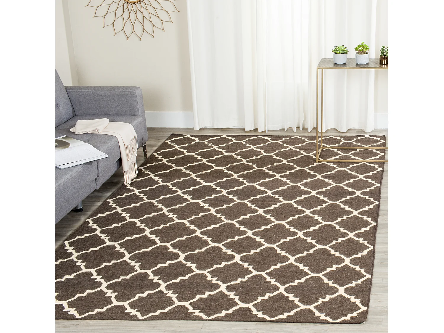 Tapis Marron/Neutre 183 X 274 cm - Calla