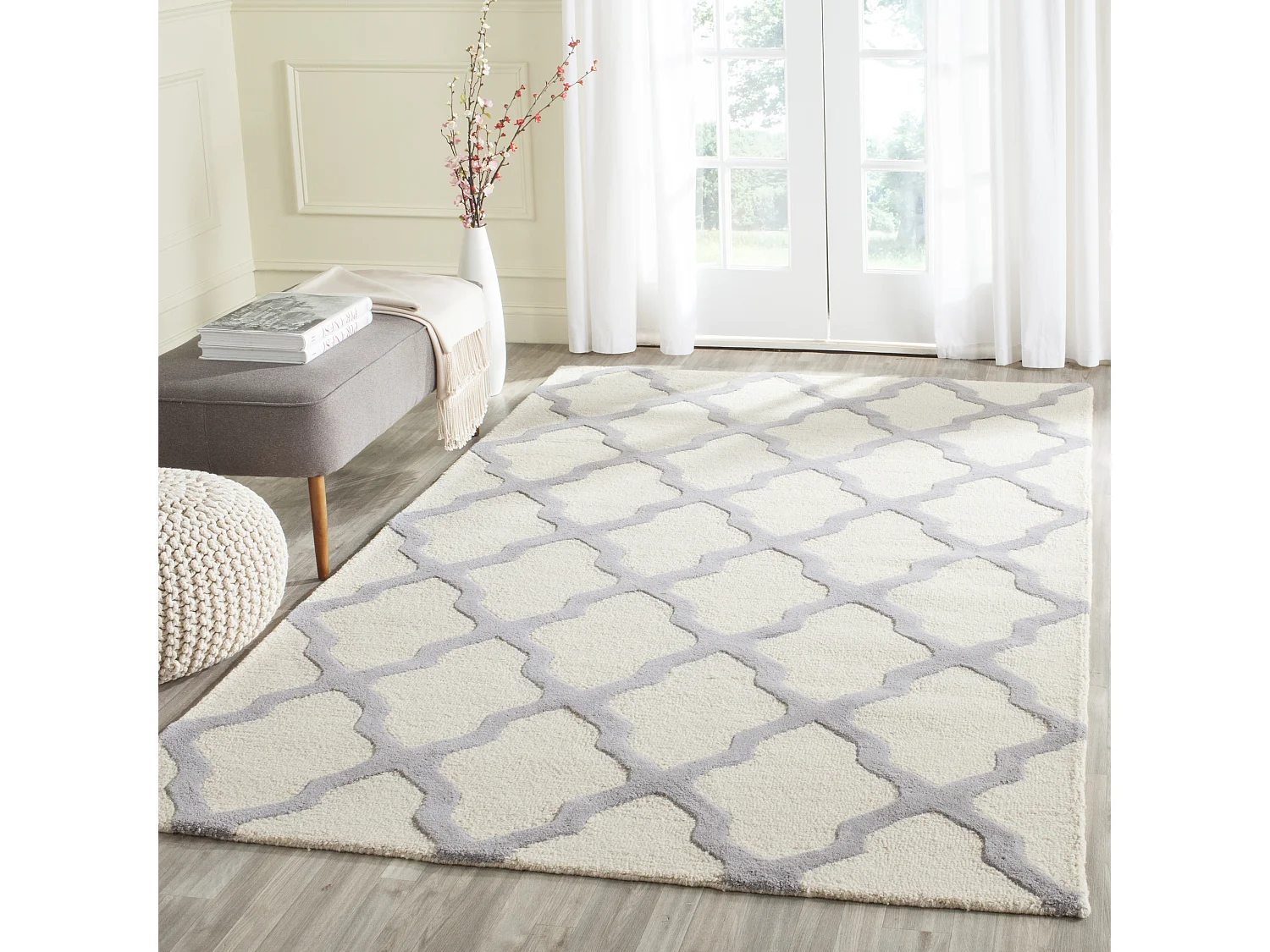 Tapis Gris/Neutre 183 X 274 cm - Ava