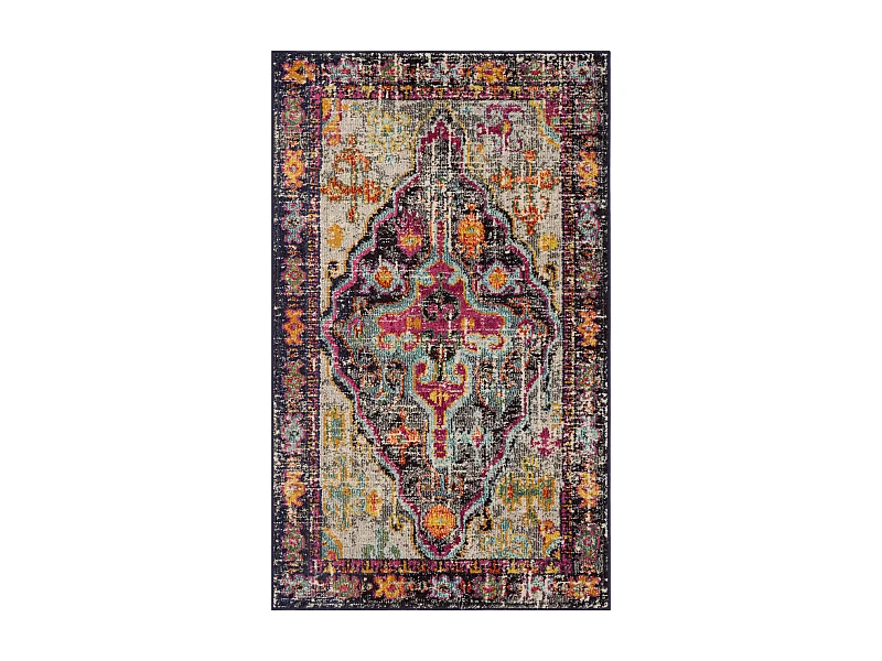 Tapis Gris/Rose 91 X 152 cm - Sonia