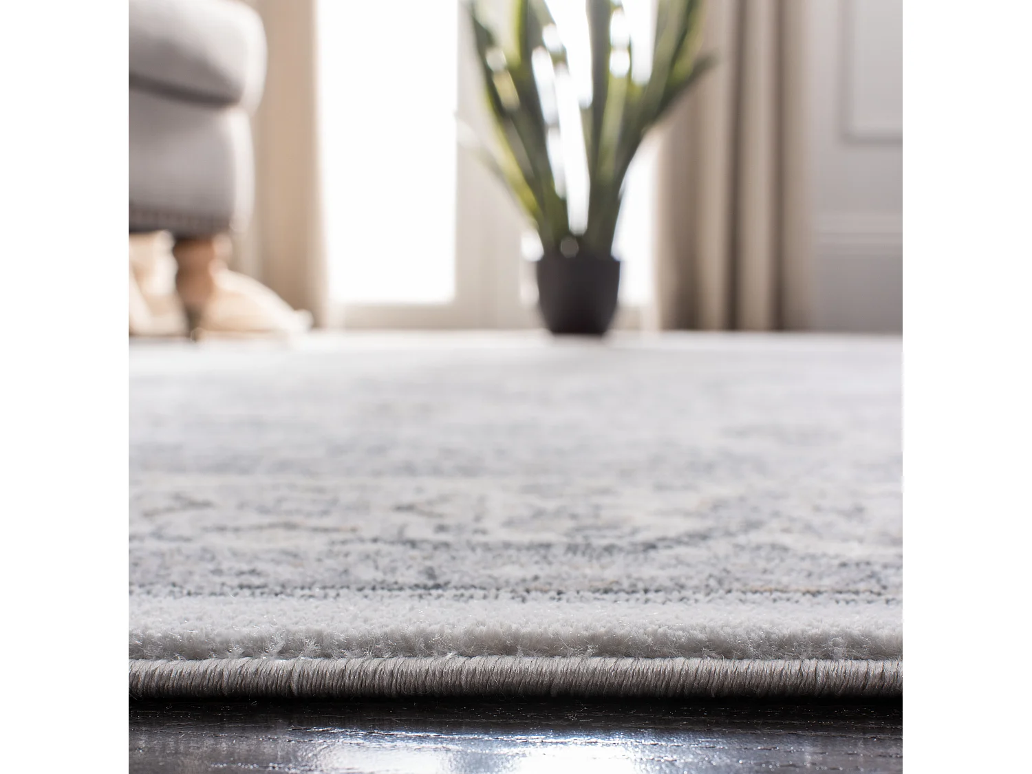 Tapis Gris 91 X 152 cm - Ileana