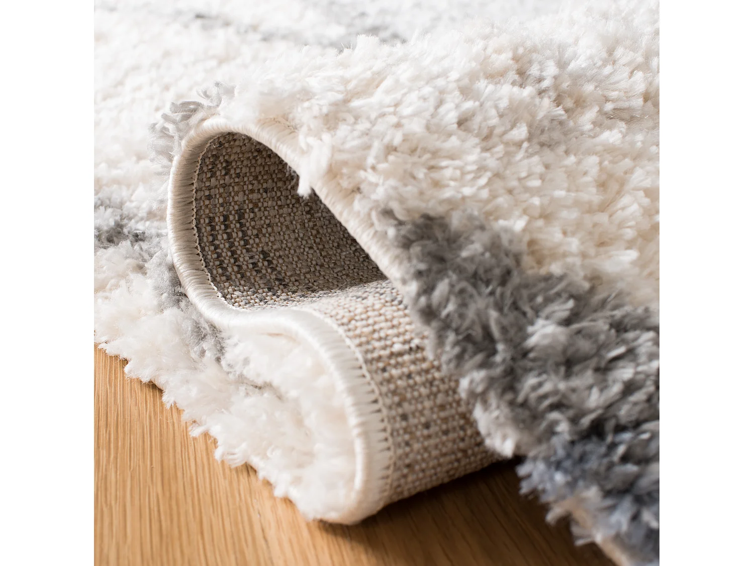 Tapis Neutre/Bleu 122 X 183 cm - Niamh