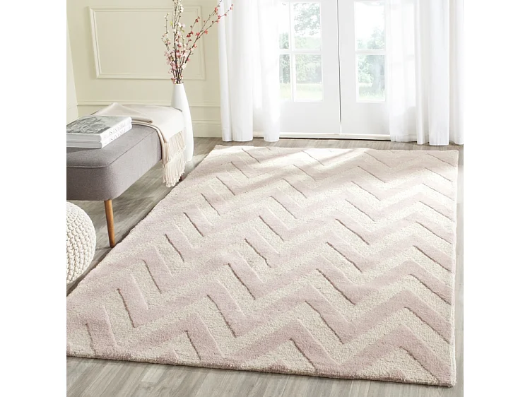 Tapis Rose/Neutre 183 X 274 cm - Stella