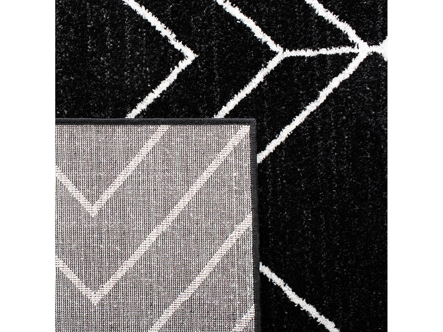 Tapis Noir/Neutre 91 X 152 cm - Mia