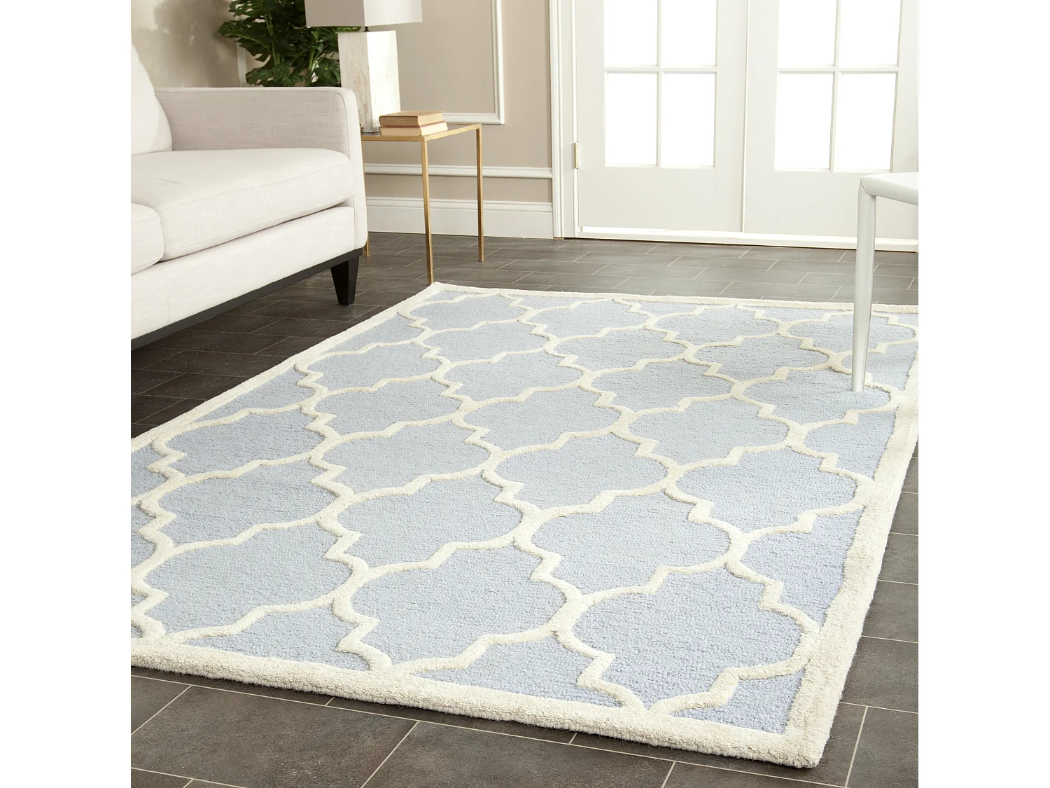 Tapis Bleu/Neutre 152 X 244 cm - Sky