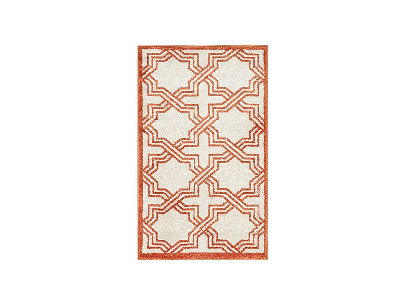 Tapis Neutre/Orange 76 X 122 cm - Casey