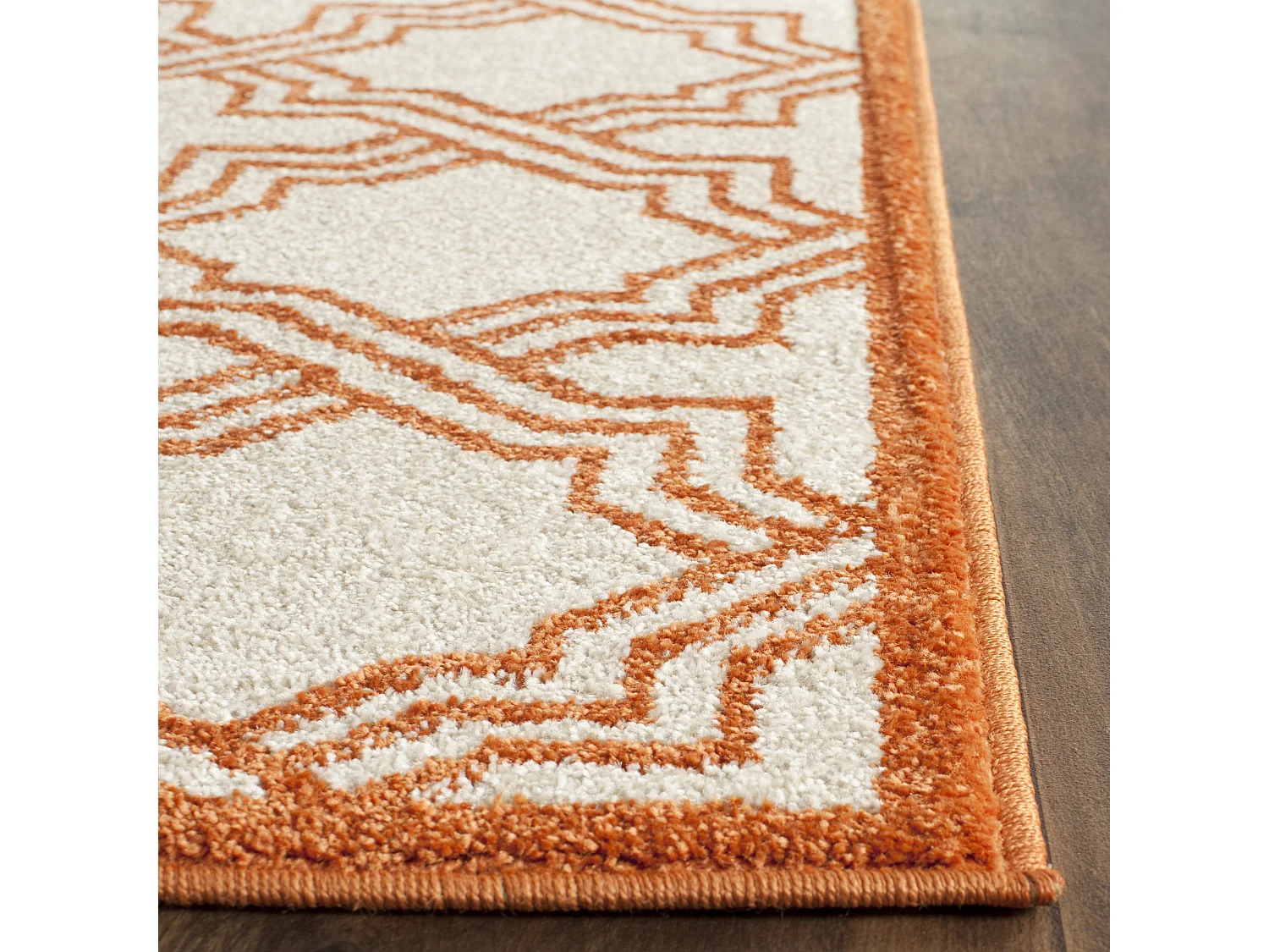 Tapis Neutre/Orange 76 X 122 cm - Casey