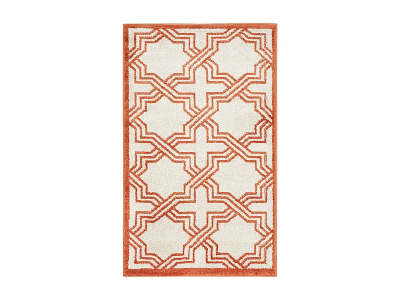 Tapis Neutre/Orange 76 X 122 cm - Casey