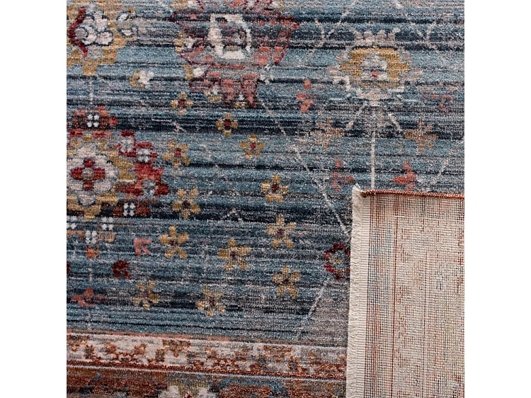 Tapis Bleu/Rouge 91 X 152 cm - Aaliyah