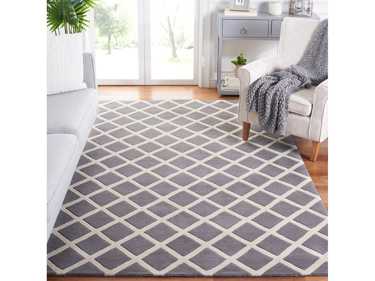 Tapis Gris/Neutre 183 X 274 cm - Soho