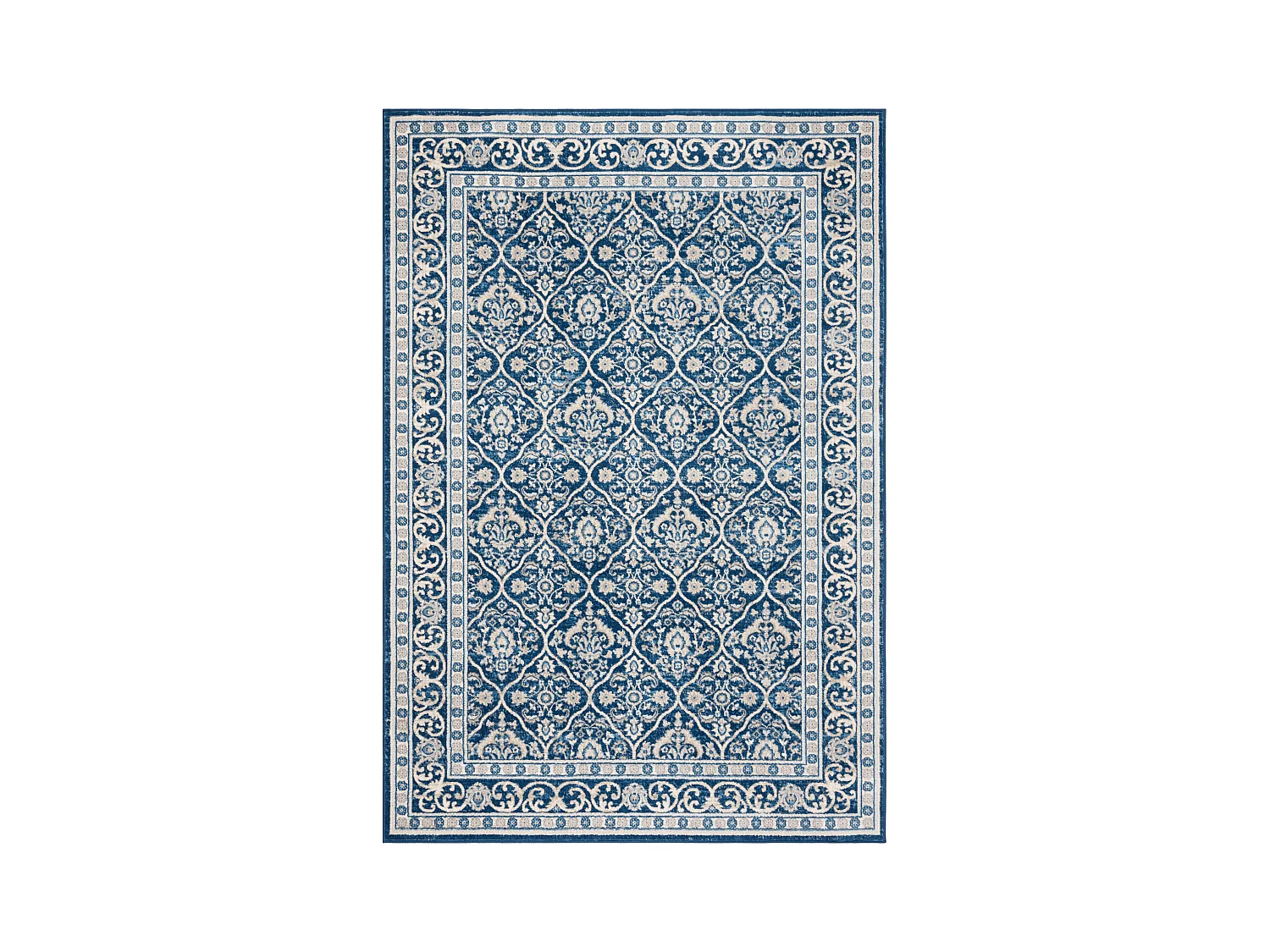Tapis Bleu Marine/Gris 160 X 229 cm - Teresse