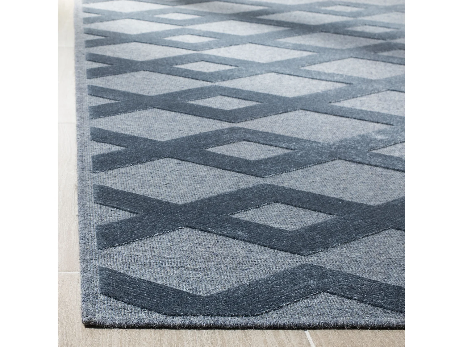 Tapis Bleu 122 X 183 cm - Bardot
