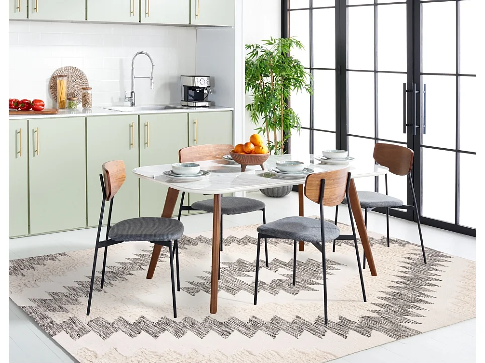 Tapis Noir/Neutre 183 X 274 cm - Valencia