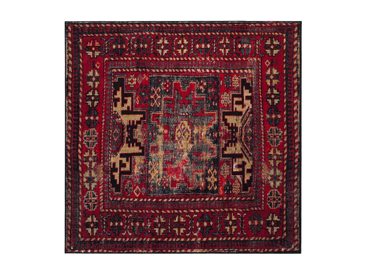 Tapis Rouge/Multicolore 91 X 91 cm - Waverly