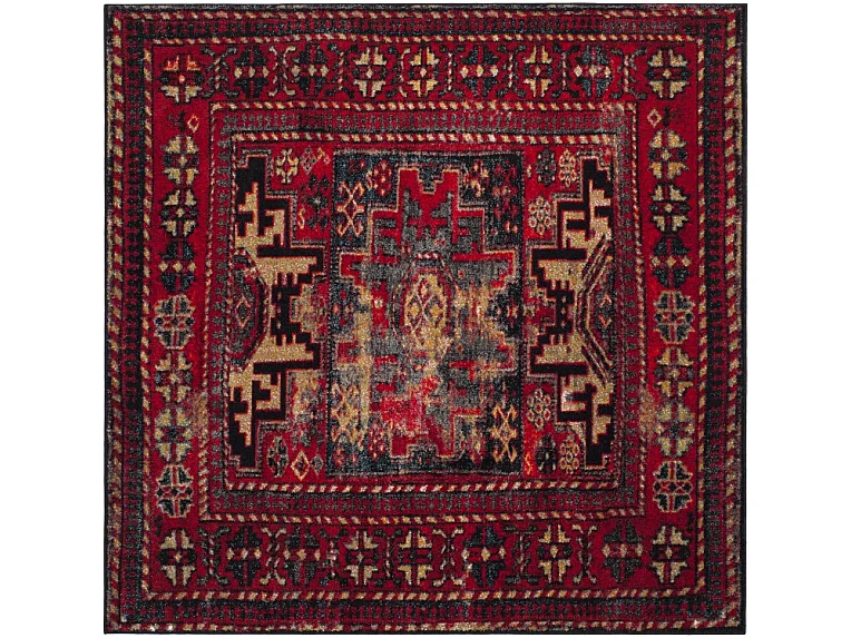 Tapis Rouge/Multicolore 91 X 91 cm - Waverly