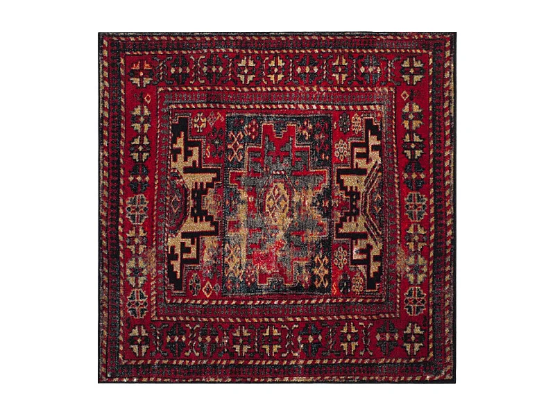 Tapis Rouge/Multicolore 91 X 91 cm - Waverly