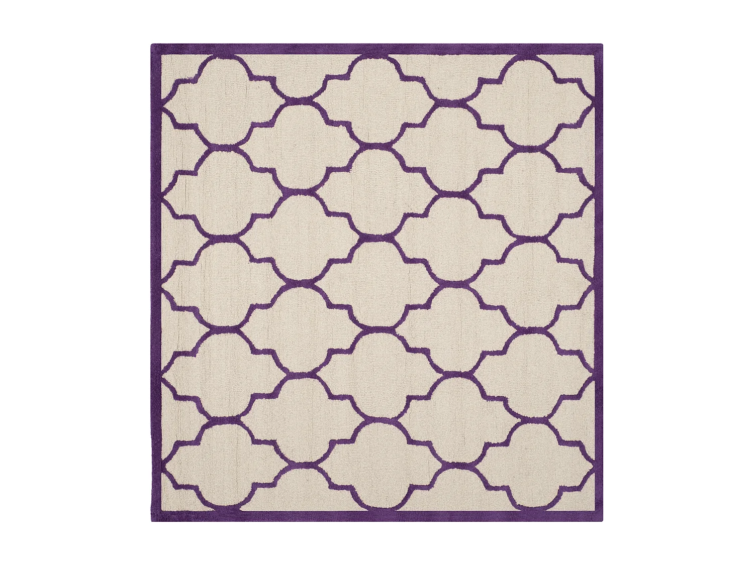 Tapis Neutre/Violet 183 X 183 cm - Sky