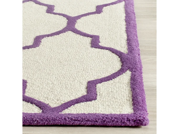Tapis Neutre/Violet 183 X 183 cm - Sky