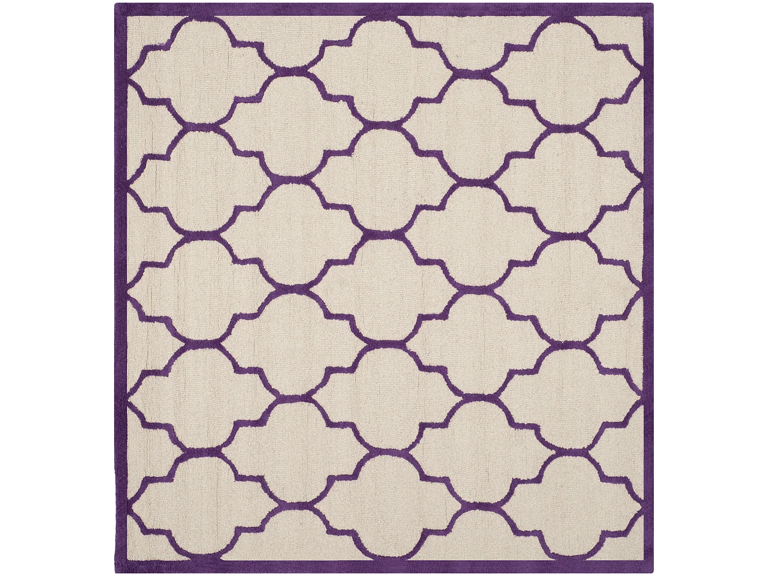 Tapis Neutre/Violet 183 X 183 cm - Sky