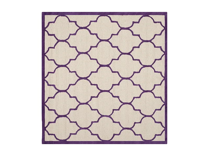 Tapis Neutre/Violet 183 X 183 cm - Sky
