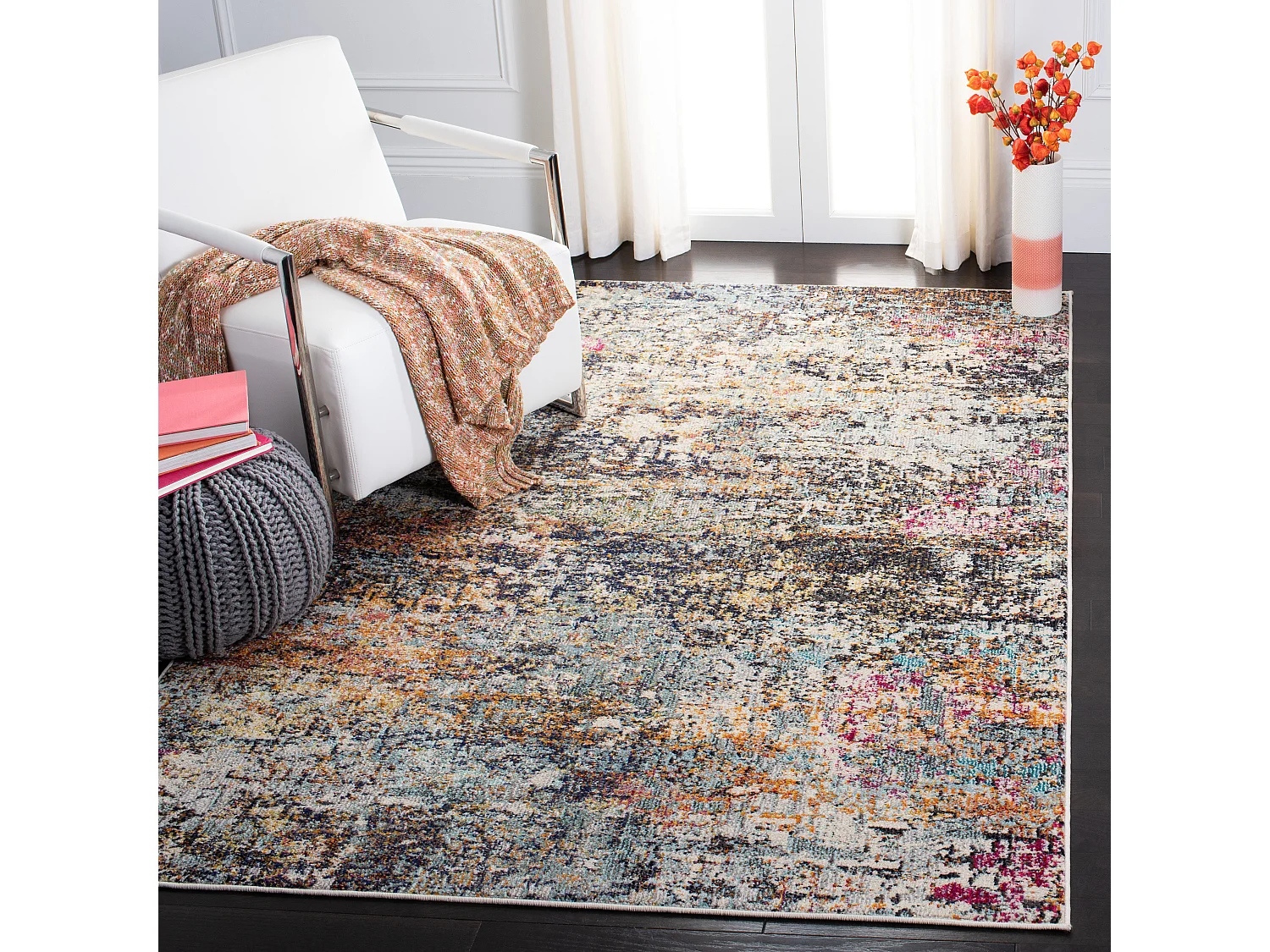 Tapis Noir 122 X 183 cm - Manjor