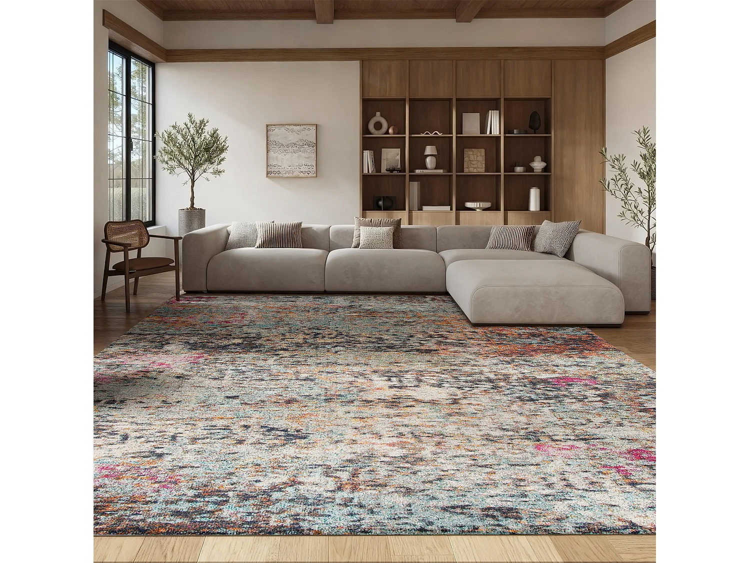 Tapis Noir 122 X 183 cm - Manjor