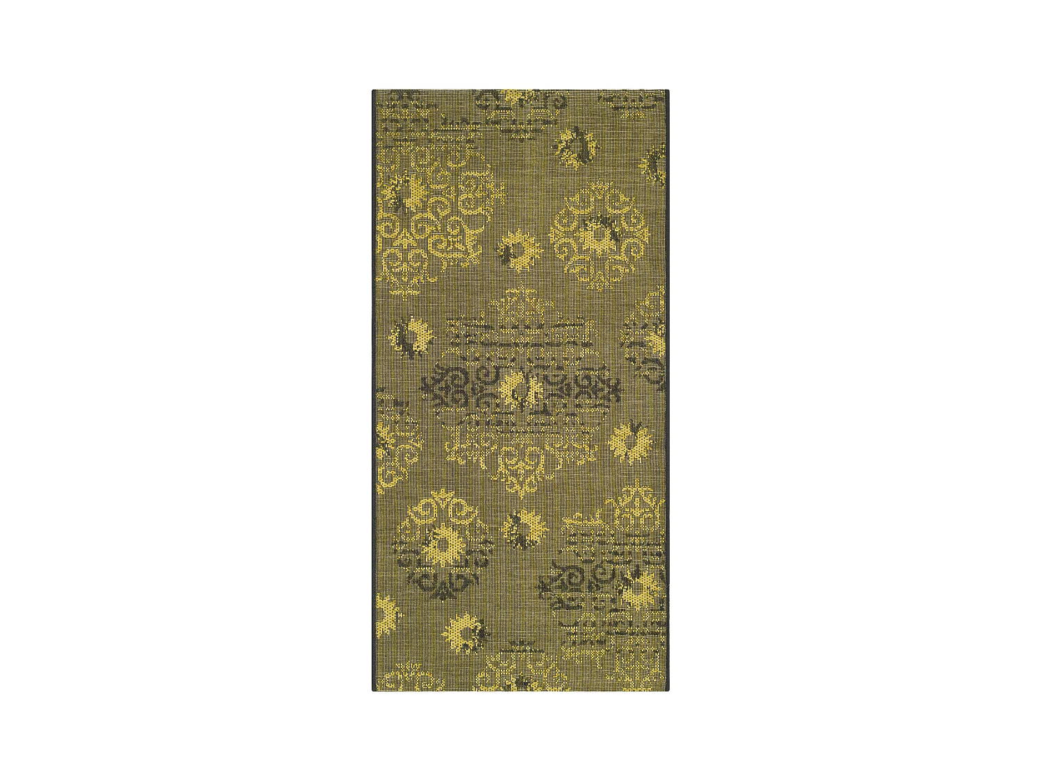 Tapis Noir/Vert 122 X 183 cm - Malta