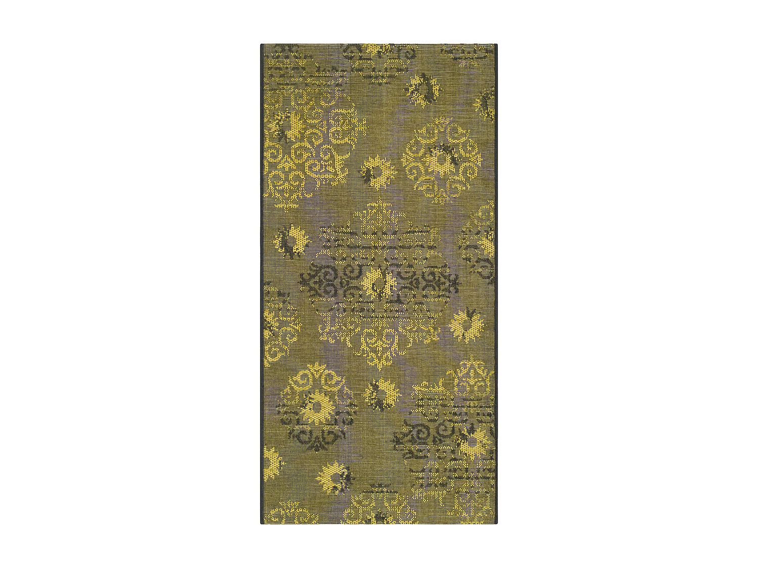 Tapis Noir/Vert 122 X 183 cm - Malta