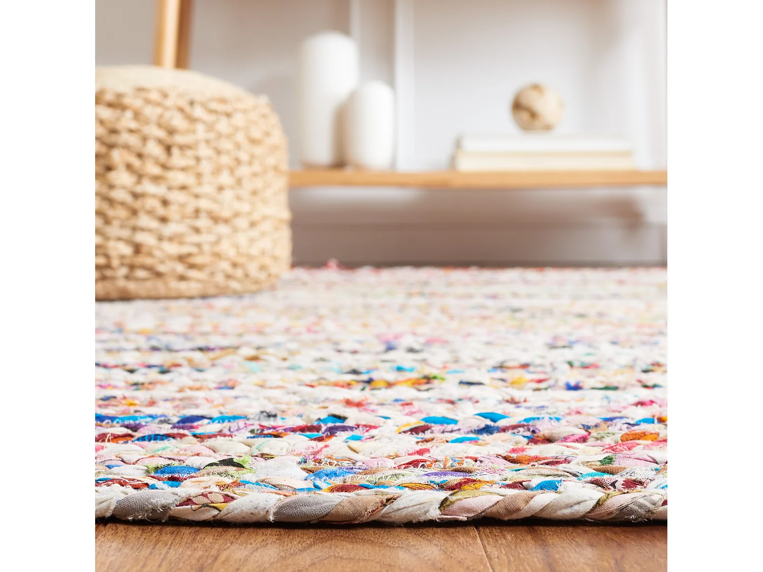 Tapis Beige/Multicolore 122 X 122 cm - Jessamine