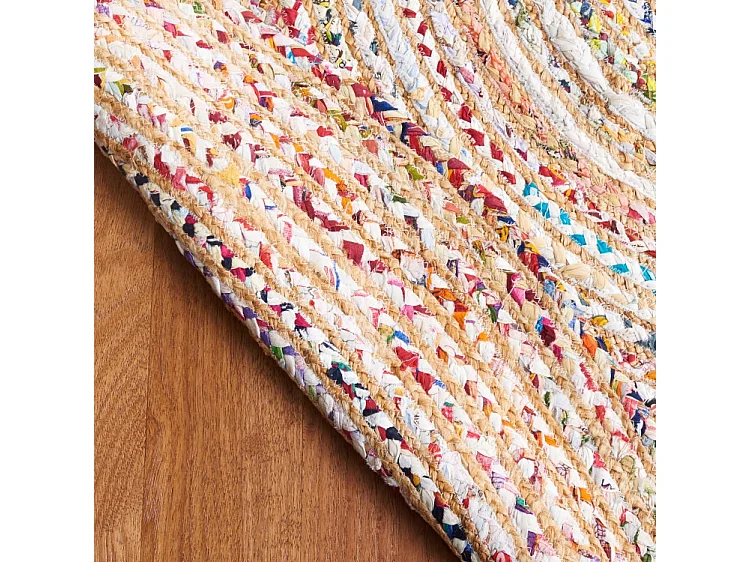 Tapis Beige/Multicolore 122 X 122 cm - Jessamine