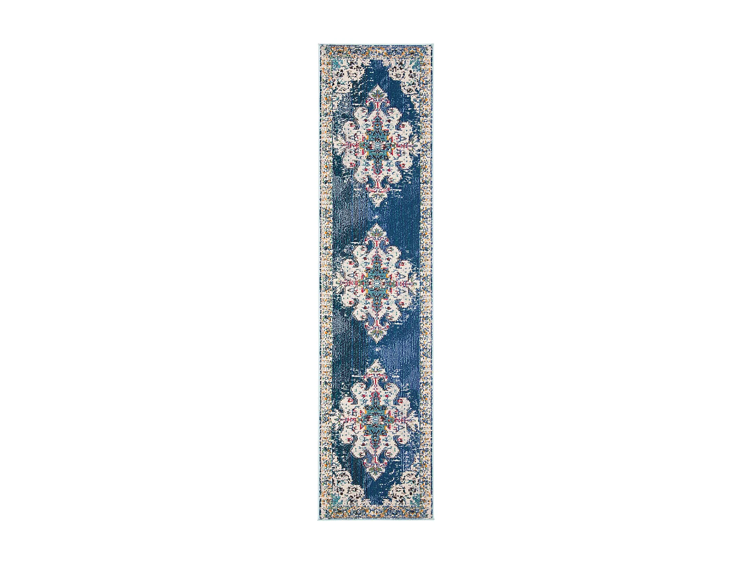 Tapis Bleu Marine/Gris 61 X 244 cm - Vespera