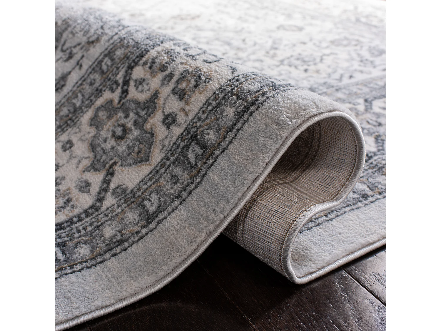 Tapis Gris 122 X 183 cm - Ileana