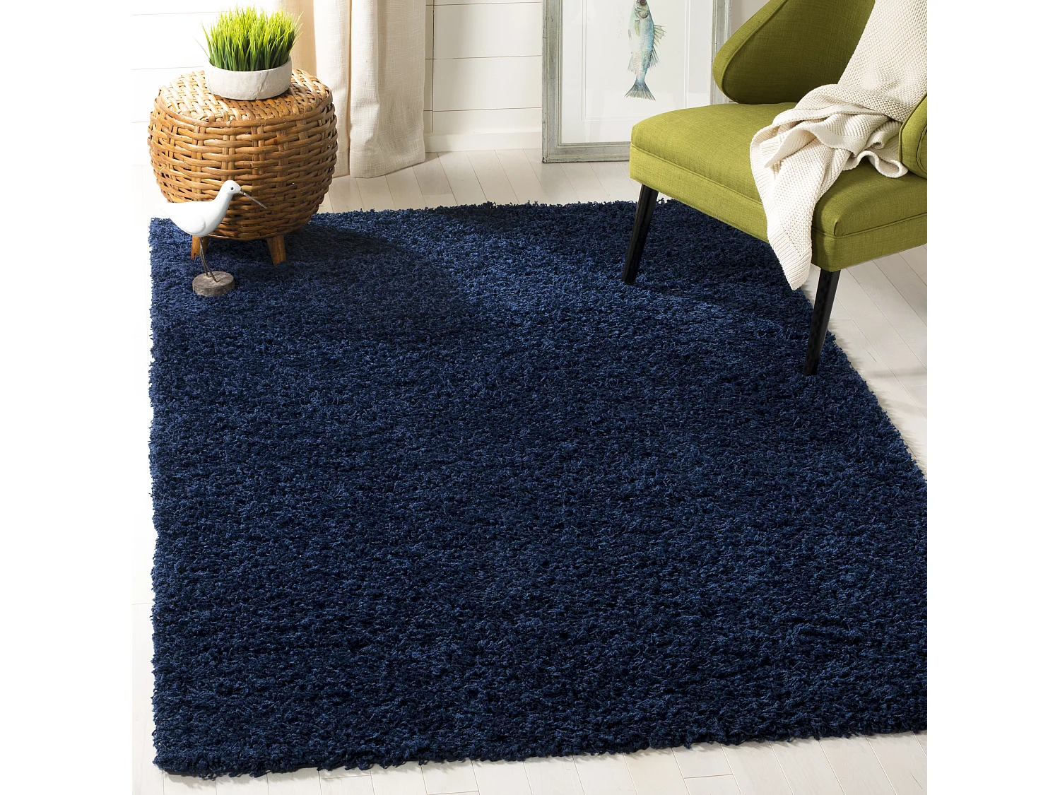 Tapis Bleu marine 155 X 229 cm - Emery
