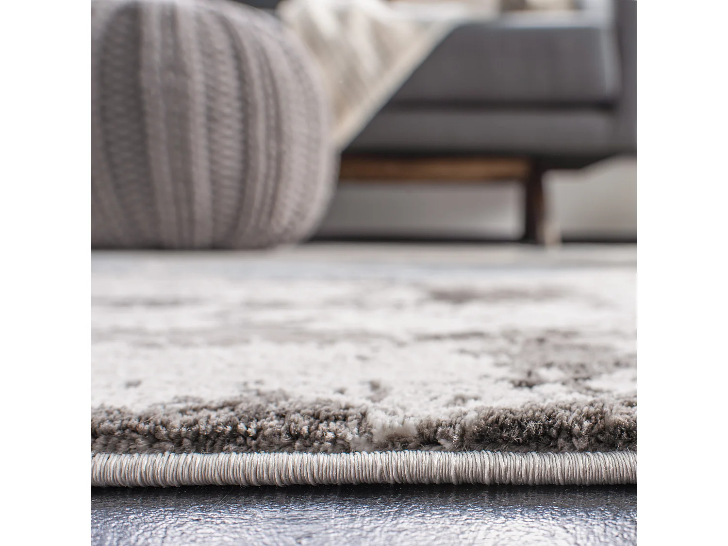 Tapis Gris 122 X 183 cm - Ermina