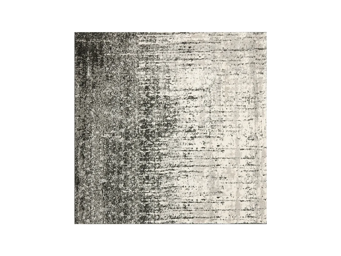 Tapis Noir/Gris clair 122 X 122 cm - Amare