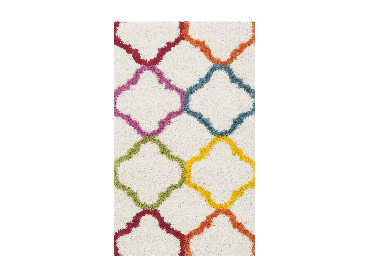 Tapis Neutre/Multicolore 91 X 152 cm - Gwendolyn