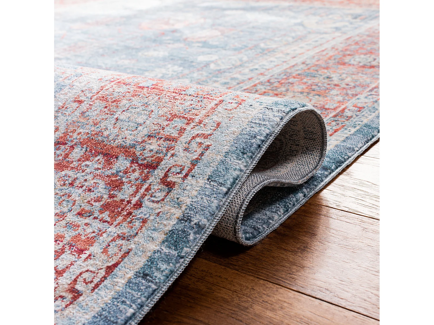 Tapis Bleu/Rouge 122 X 183 cm - Anaya