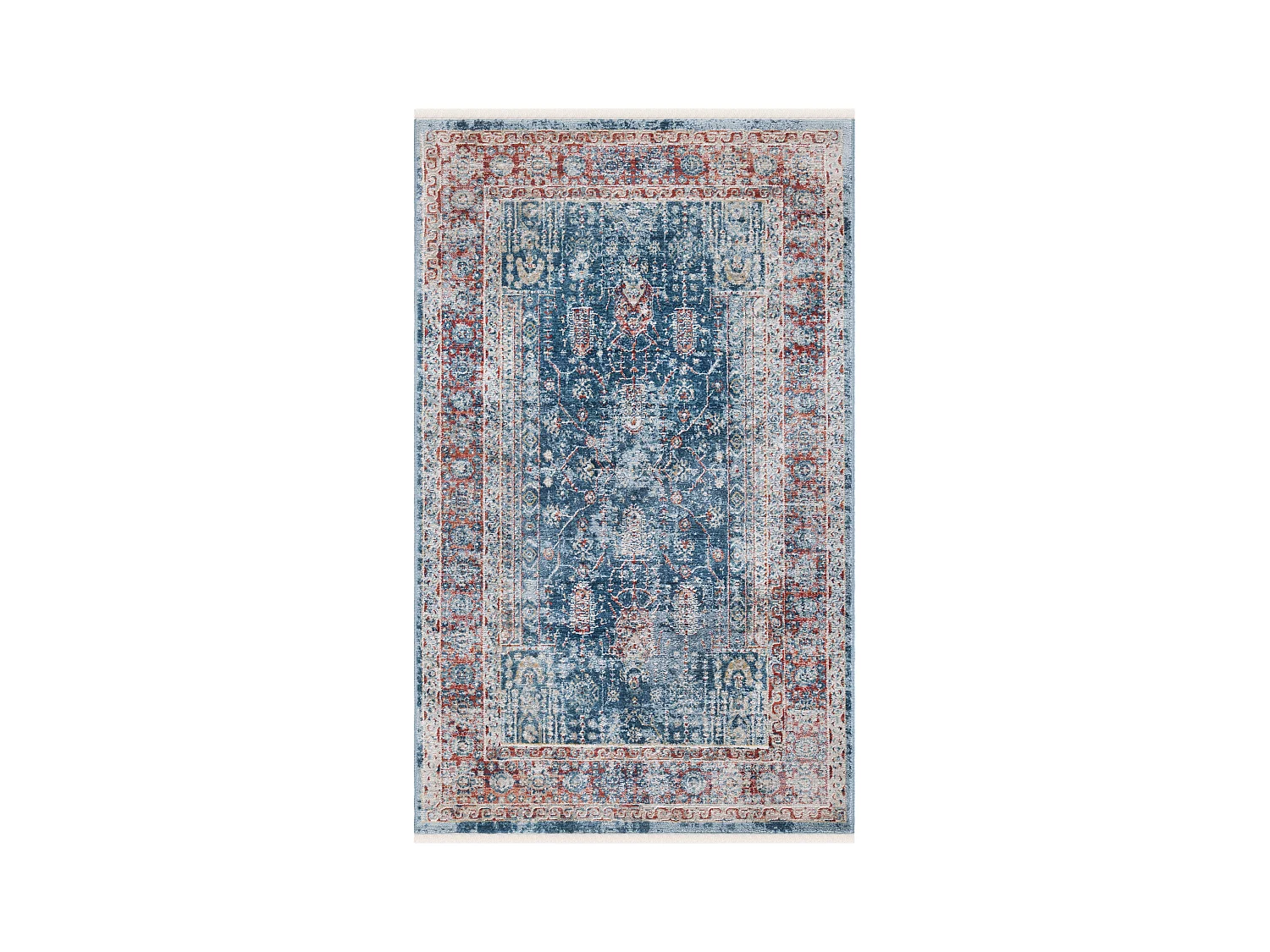 Tapis Bleu/Rouge 122 X 183 cm - Anaya