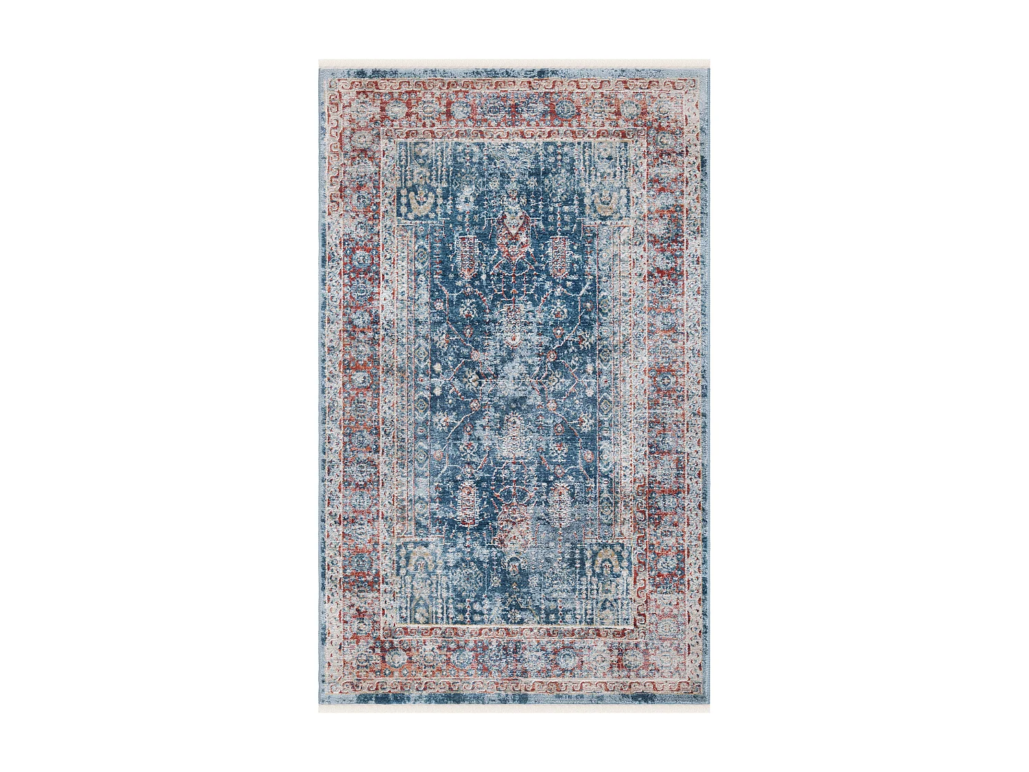 Tapis Bleu/Rouge 122 X 183 cm - Anaya