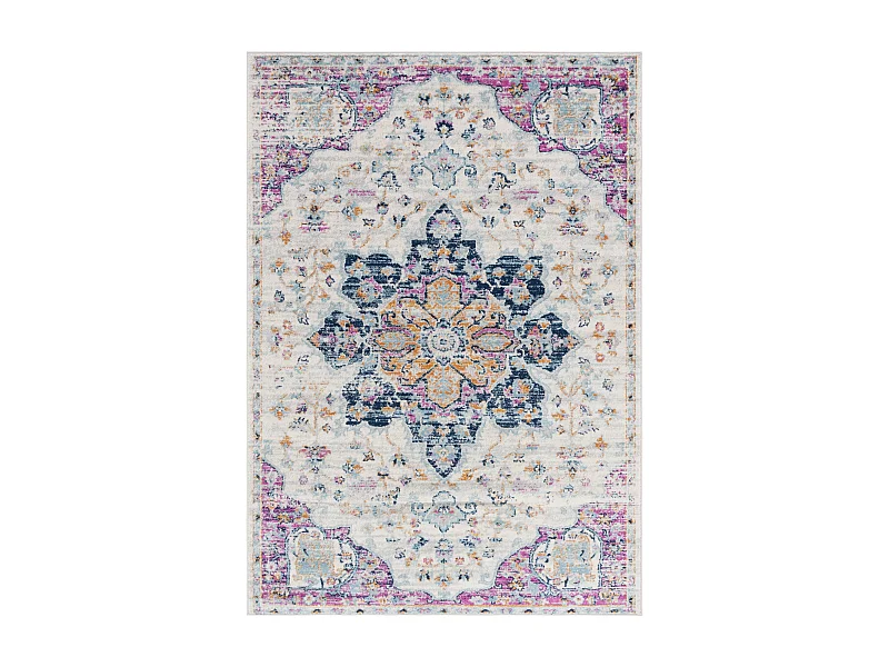 Tapis Neutre/Rose 183 X 274 cm - Lyanna