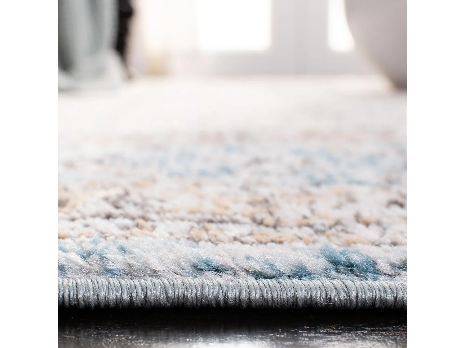 Tapis Gris/Bleu 122 X 183 cm - Amaya