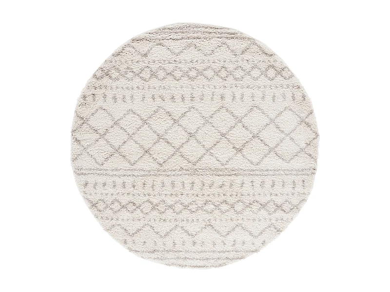 Tapis Neutre/Blanc 201 X 201 cm - Flint