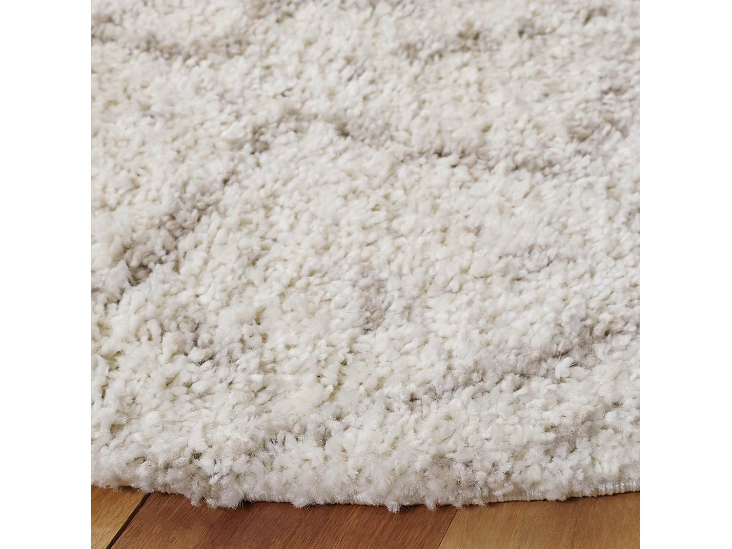 Tapis Neutre/Blanc 201 X 201 cm - Flint