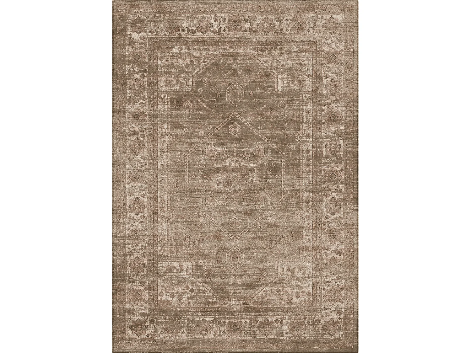 Tapis Marron/Neutre 160 X 229 cm - Harlow