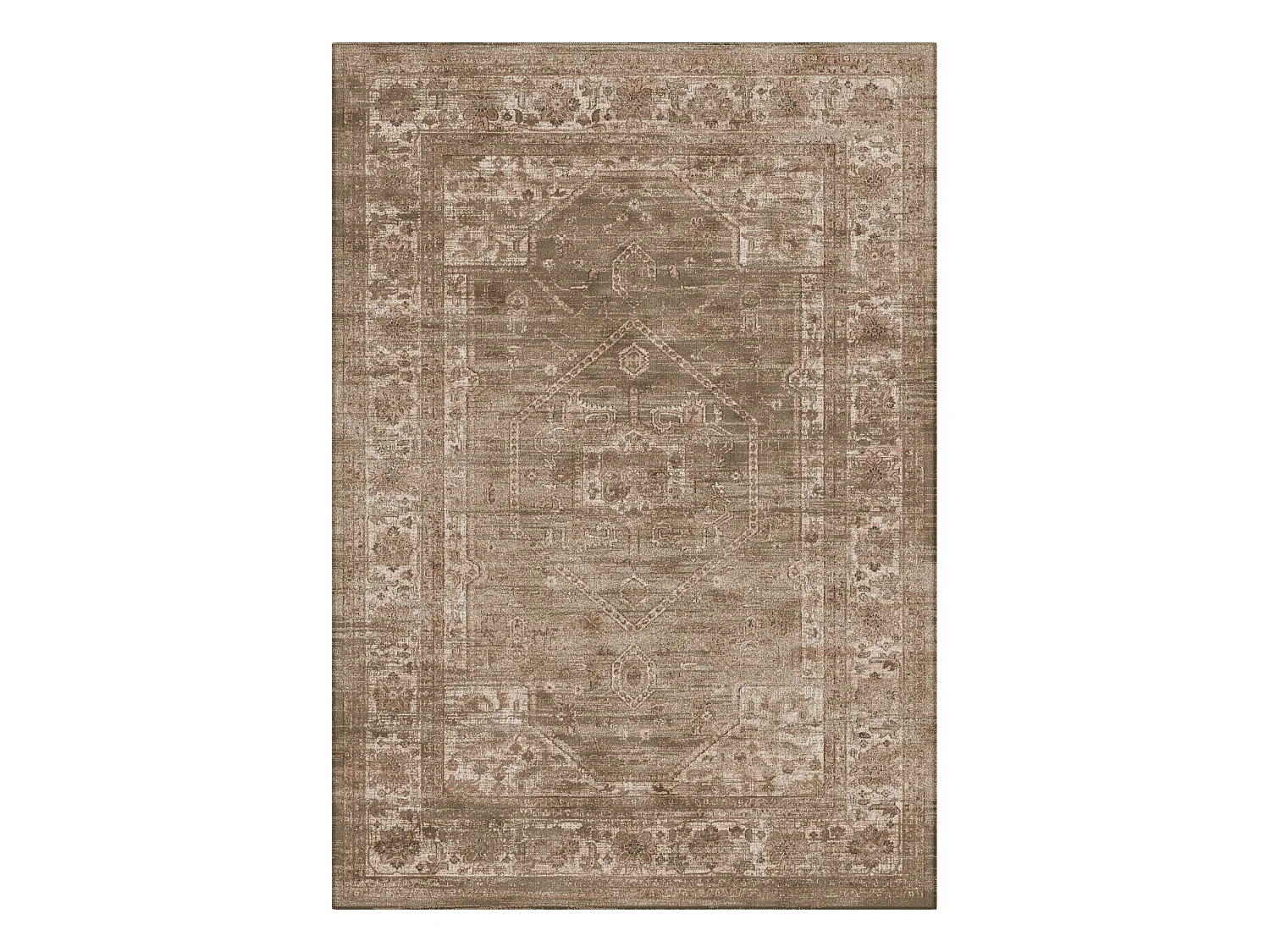 Tapis Marron/Neutre 160 X 229 cm - Harlow
